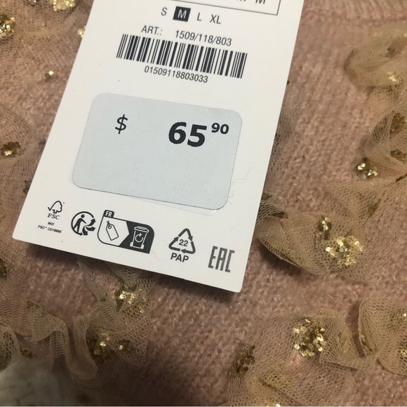 Warm sweater Zara size M - Picture 8 of 8